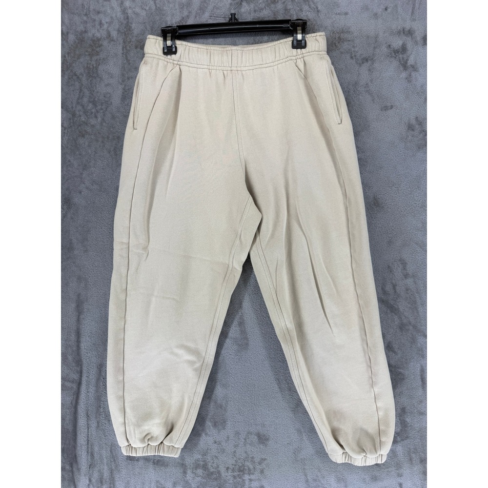 Lululemon Scuba High-Rise Jogger Beige Sand Cotton Fleece Sweatpants LW5GI0S S‎